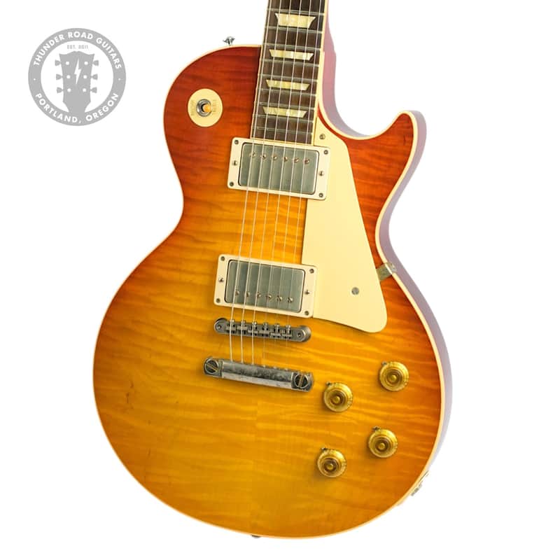 2019 Gibson Custom Shop 60th Anniversary 1959 Reissue Les Paul Orange Sunset Fade #992761 image 1