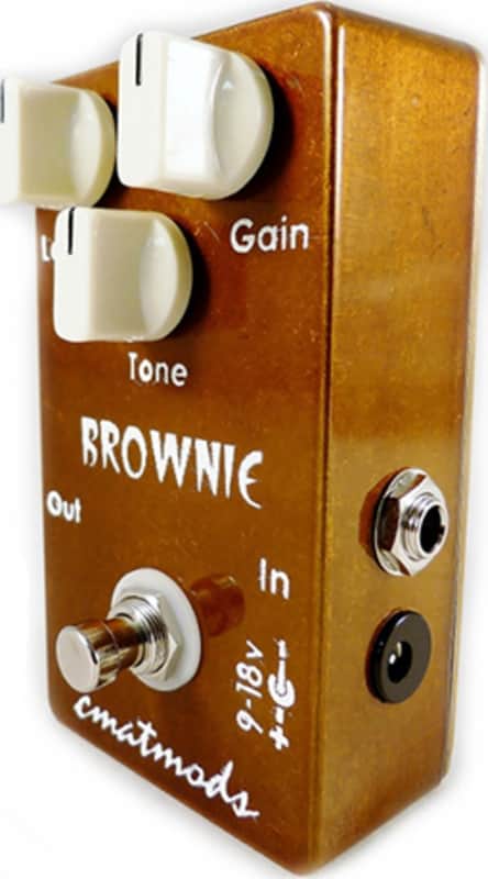 CmatMods Brownie Distortion Pedal Bundle Brown | Reverb