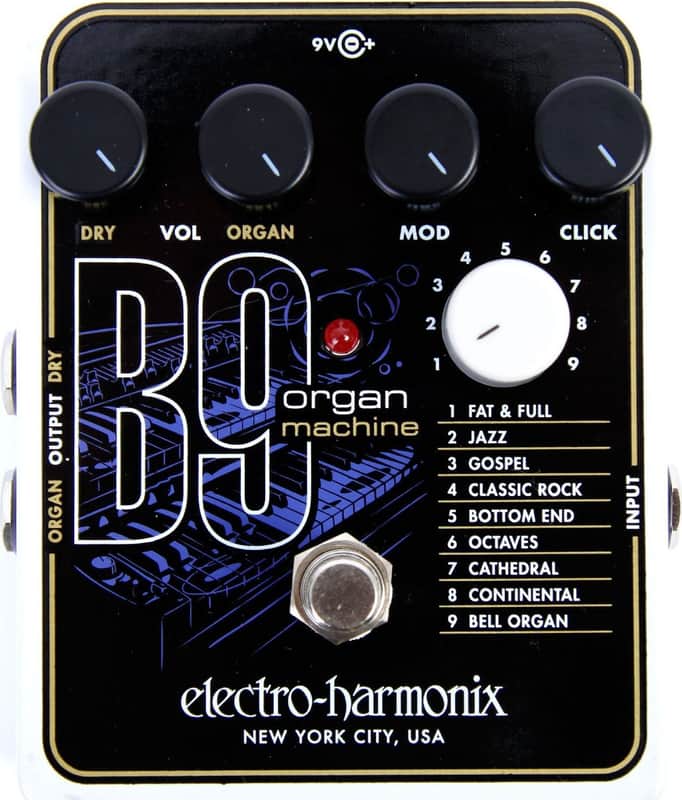 Electro-Harmonix B9 Organ Machine Simulator Effects Pedal image 1