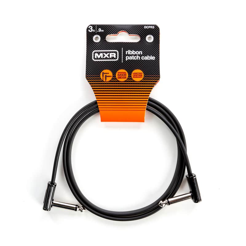 MXR DCPR3 36" Right Angle Ribbon Patch Cable for Pedalboard - Single Cable image 1