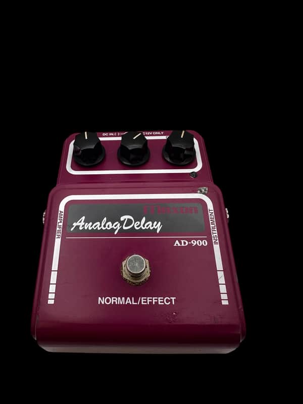 Maxon AD-900 Analog Delay W/ 2X MN3005 Chip 2000s - Purple X5313 image 1
