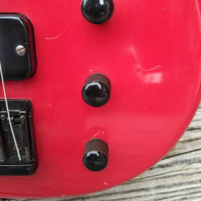 Vintage 1987 Gibson Bass IV Ferrari Red "ThunderBird In a Tuxedo" 100% Original Bass Guitar w OHSC image 20
