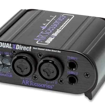 Art DualXDirect, Dual Channel Professional Active Direct Box image 1