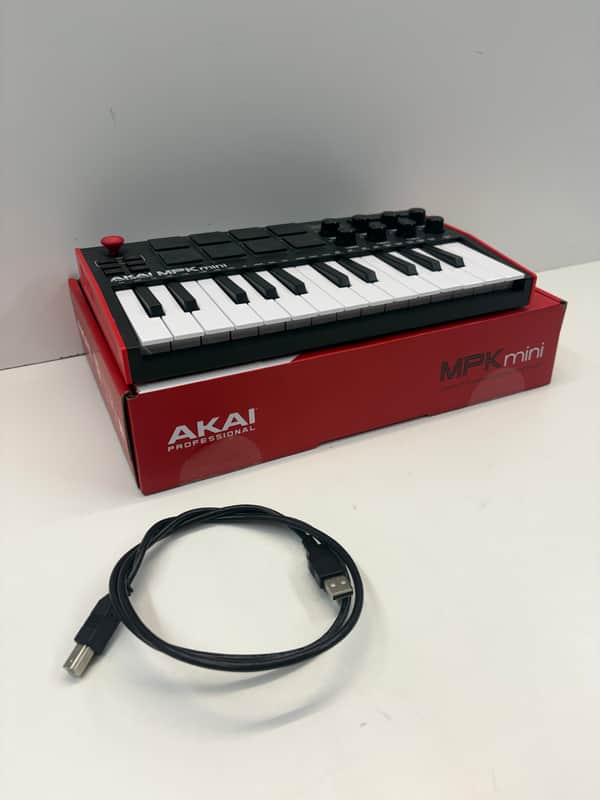 Akai MPK Mini MKIII 25-Key MIDI Controller  - Black image 1