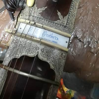 p. & brothers  professional vintage sitar, 40 to 45 years old, double tumba amazin mind blowing sound image 5