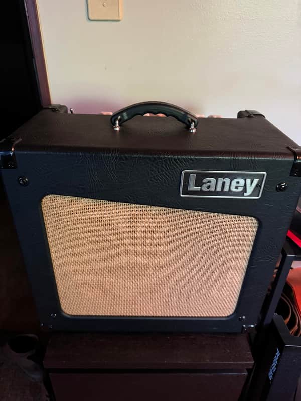 Laney CUB12R 15-Watt 1x12" Tube Guitar Combo Amp with Reverb 2010s - Black image 1