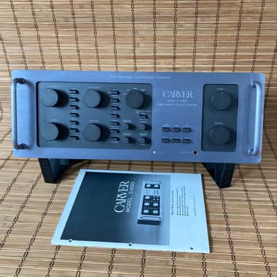 Carver C-4000 • Preamplifier • Sonic Holography + Autocorrection • 80s made in USA • with manual image 11