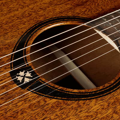 Lag Tramontane T98D Dreadnought Acoustic Guitar with Solid Khaya Top image 10