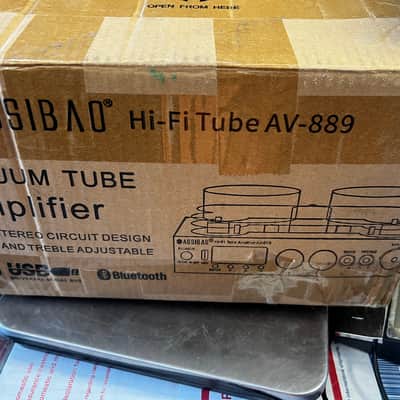AOSIBAO Hi-Fi Tube Amplifier AV-889 good working great cosmetic condition image 20
