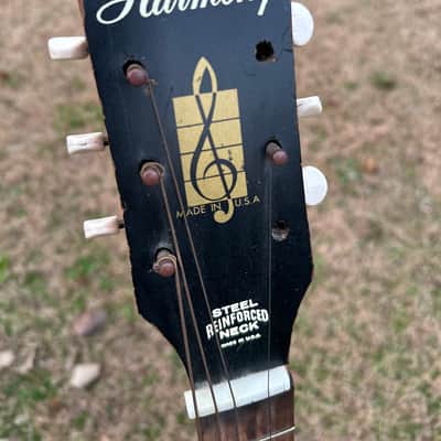 Harmony H165 Grand Concert 1958 - 1971 - Natural. DFW local pickup image 3