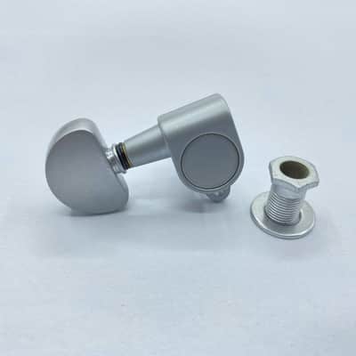 Matte Chrome Guitar 3R3L Machine Heads Tuning Pegs image 2