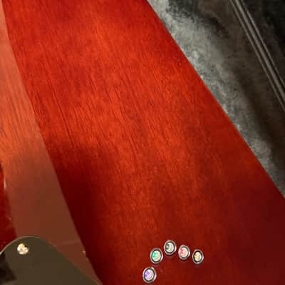 DEAN V 79 Trans Brazilia electric GUITAR w/ Hard Case Flame Maple NEW image 8