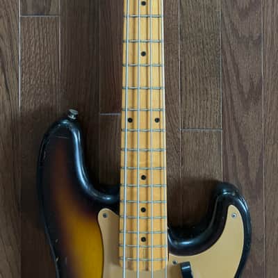 1957 Fender Precision Bass Sunburst P-bass image 7