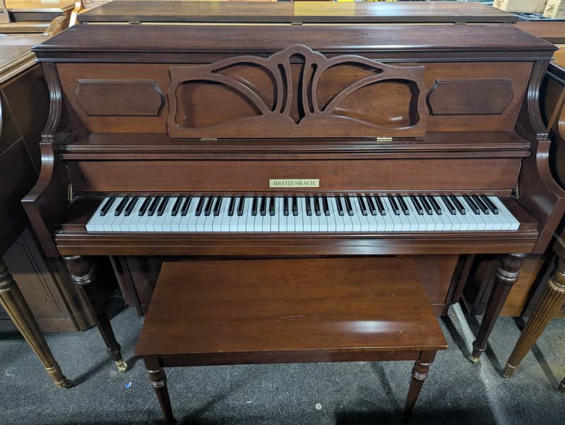 Breitenbach Model K sn2014 Console Piano - Mahogany image 1