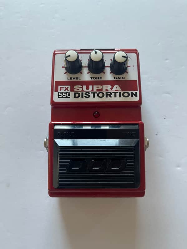 DOD Digitech FX55C Supra Distortion Rare Vintage Guitar Effect Pedal *READ* image 1