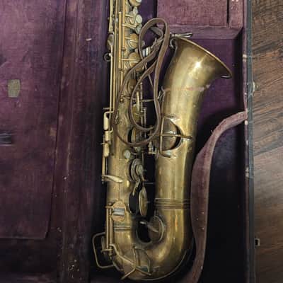 1921 C.G. Conn New Wonder C Melody Tenor Saxophone – Vintage Jazz Era Horn w/ Original Case image 1