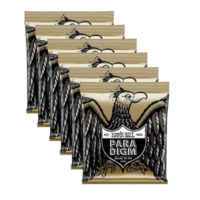 Ernie Ball P02086 Paradigm Medium Light 80/20 Bronze Acoustic Guitar Strings (12-54) 2010s - 6PK - #P02086-6 image 1