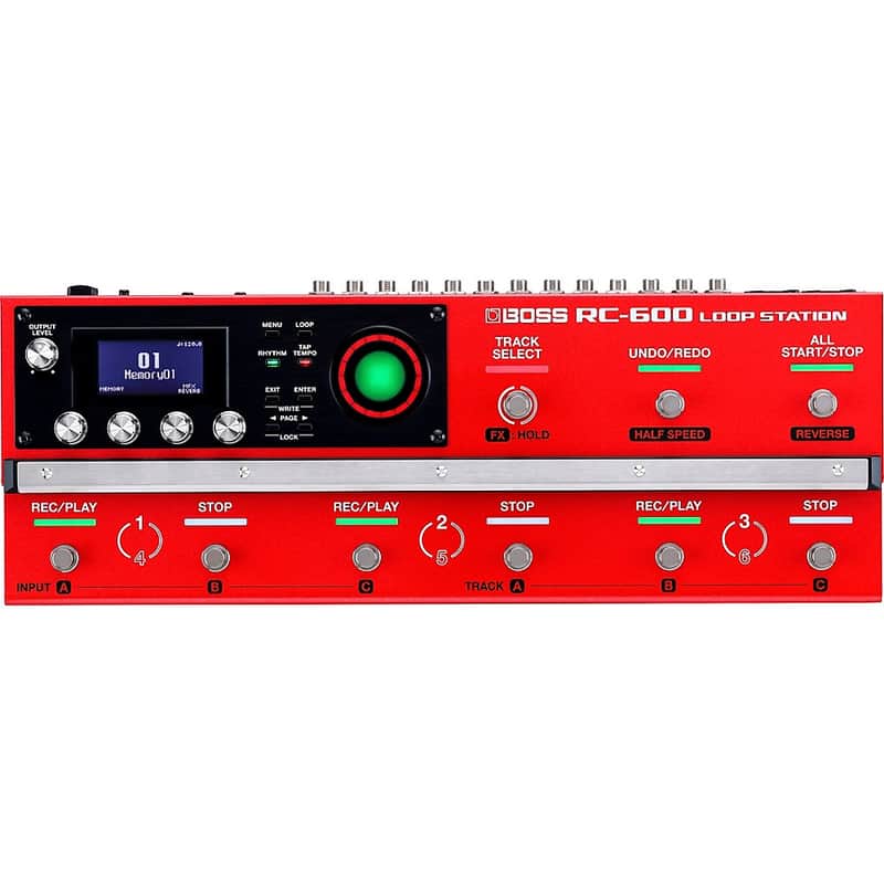 Boss RC-600 Loop Station Effects Pedal Red image 1