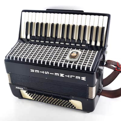 Vintage German Made Top Quality LMMH Accordion Weltmeister Stella - 96 bass, 16 reg./master switch + HardCase & Straps ~ Fisarmonica - VIDEO image 2