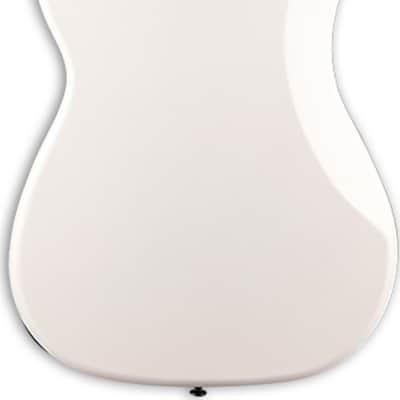 ESP LTD Surveyor '87 4-String Bass Guitar, Macassar Ebony Fingerboard, Pearl White image 3