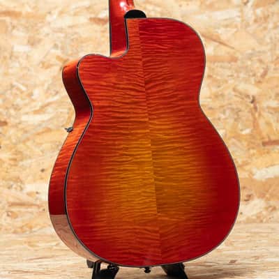 Quint Archtop Octave Mandolin Maple Short Scale Cutaway CS image 2