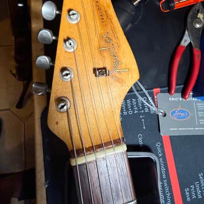 Fender Stratocaster 1964 - Daphne Blue old refin image 9