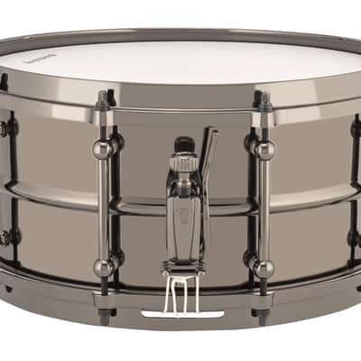 Ludwig Universal Black Brass 6.5x14" Snare Drum Black-to-Black image 2