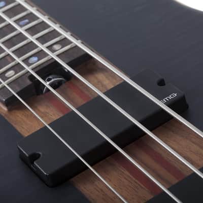 Schecter Charles Berthoud CB-4 LH - See Thru Black Satin (2872) image 15