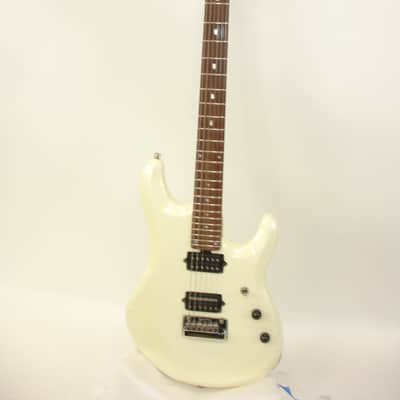 Ernie Ball Music Man John Petrucci JP6 Electric Guitar, White Pearl w/ Case image 2