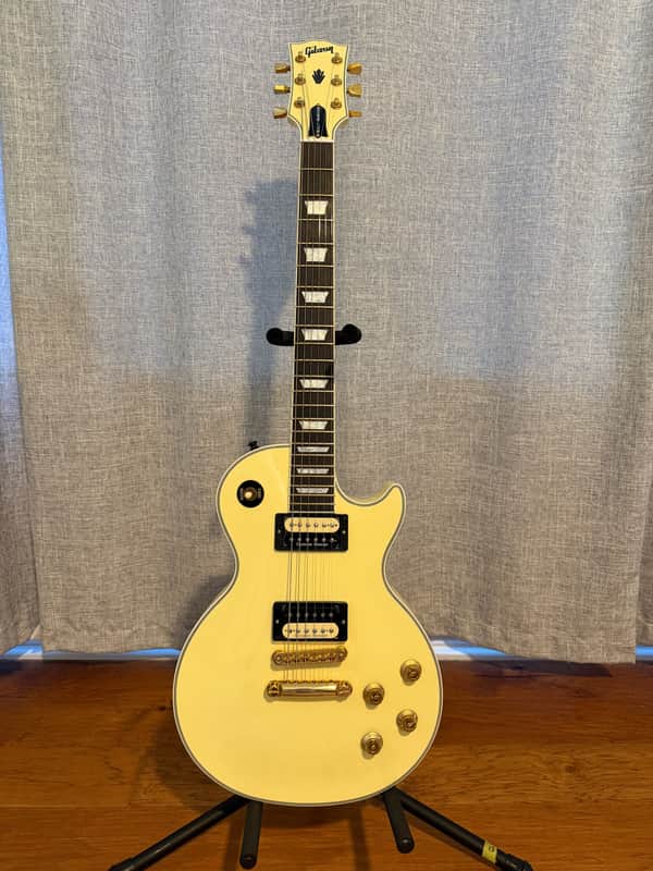 Gibson Les Paul Billy Morrison Signed Signature Model – Alpine White (Signed 2011, Limited Edition) w/ Original Union Jack Case