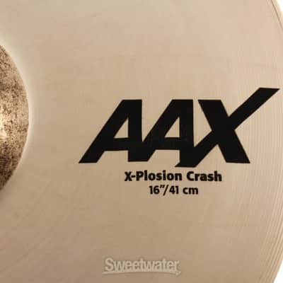 Sabian AAX X-Plosion Crash Cymbal - 16 inches Brilliant (21687XBd1) image 1