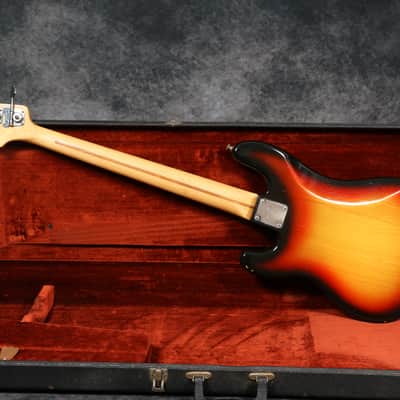 1977 Fender Precision Bass - Sunburst - OHSC image 4