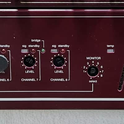ALLEN & HEATH MODEL GR8A 8 CHANNEL AMPLIFIER 8 X 60 WATTS MADE IN UK image 6
