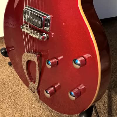 Guild DeArmond M-68 -- 2001; Red Sparkle Finish; Brand New Vintage-Style PUs & Chrome Dome Knobs image 5