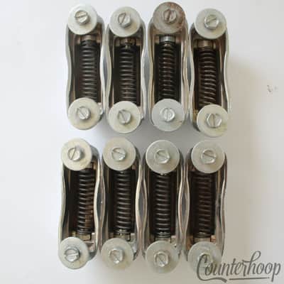 *Slingerland 8x Sound King Snare Drum Lugs Chrome Artist/Gene Krupa Vintage 60s* image 3