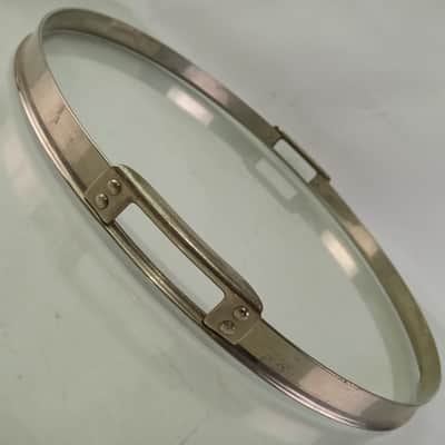 *Slingerland 15" Snare Drum Single-Flange Resonant Rim/Hoop Nickel-Brass Riveted image 3