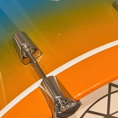 Dixon Artisan Maple Drum Kit Shell Set Blue Lagoon Gloss – North American Maple – 20/10/12/16 image 9