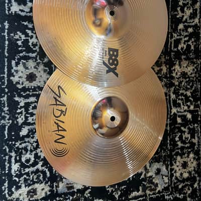 Mint Sabian 14" B8X Hi-Hat Cymbals (Pair) - Brilliant image 1