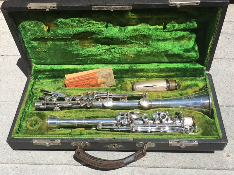 Guy Humphrey Paris 1940 Metal Clarinet - restored and play ready