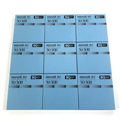 Maxell XLI 50-30B BQ Open Reel Tape Black Lot of 9　TGHM image 4