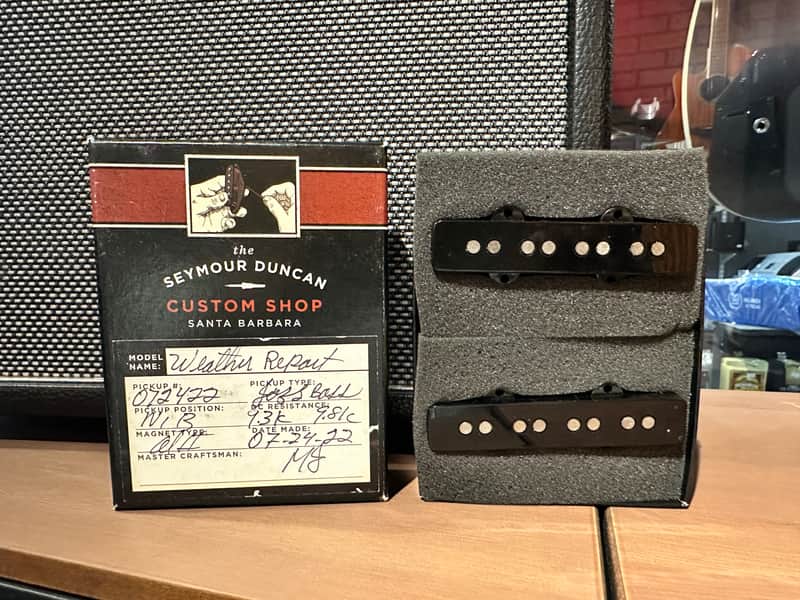 Seymour Duncan Custom Shop Weather Report Jazz Bass Pickup Set