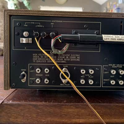 Sansui 5050 - Silver with wood siding image 9