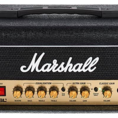 Marshall DSL1HR 1-watt Tube Guitar Amplifier Head with 2 Channels, High/Low Power Modes, Speaker-emulated Line Out image 4