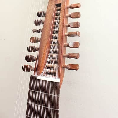 Handmade 14 Course Renaissance Lute Baroque Archlute - Mahogany and Rosewood Material + Hardcase image 4
