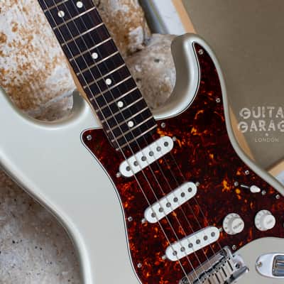 2004 Fender USA American Standard Stratocaster Shoreline Silver Tortoiseshell - Custom Shop pickups image 7