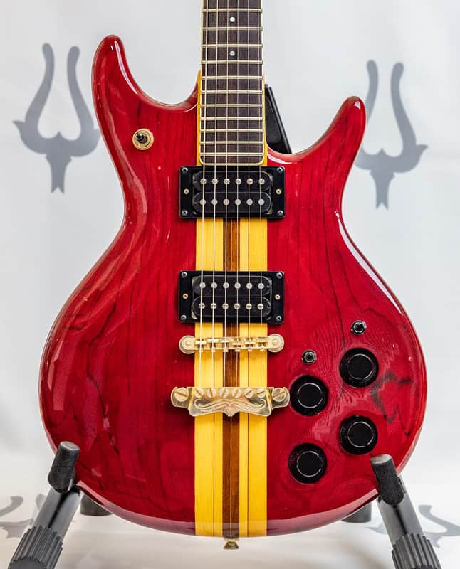 Clifton Dual Humbucker 1985 (Daion Mark XX body) - Red image 1