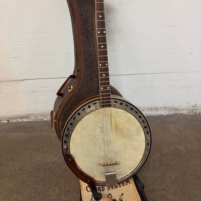 Vintage Kay Tenor Banjo 50’s 60’s w case K-52 image 3