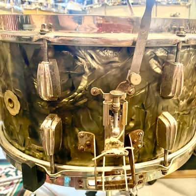 Slingerland 1940s, “Hollywood Ace” 7”x14” Radio King, Black Diamond Pearl - Awesome Solid 1-Ply ~Maple Shell~ image 2