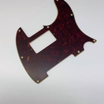 BloomDoom 4 Ply Aged Red Tortoise Relic Humbucker T-Style Pickguard image 4