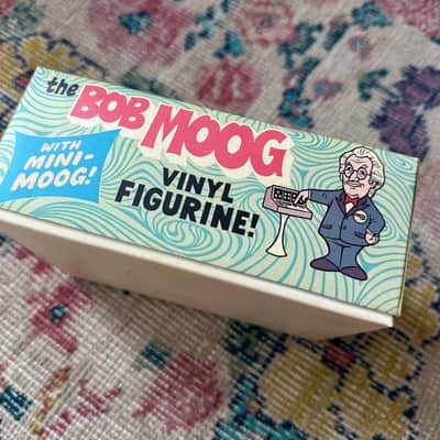 Bob Moog Doll action Figure with Minimoog Model D Unopened w/ Box Very Rare image 7